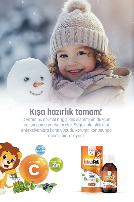 ERBATAB Labex Kids Çocuk Multivitamin Şurup 150 ml