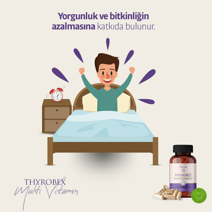 ERBATAB Thyrobex Multivitamin ve Mineral 90 Kapsül Multivitamin ve Mineral