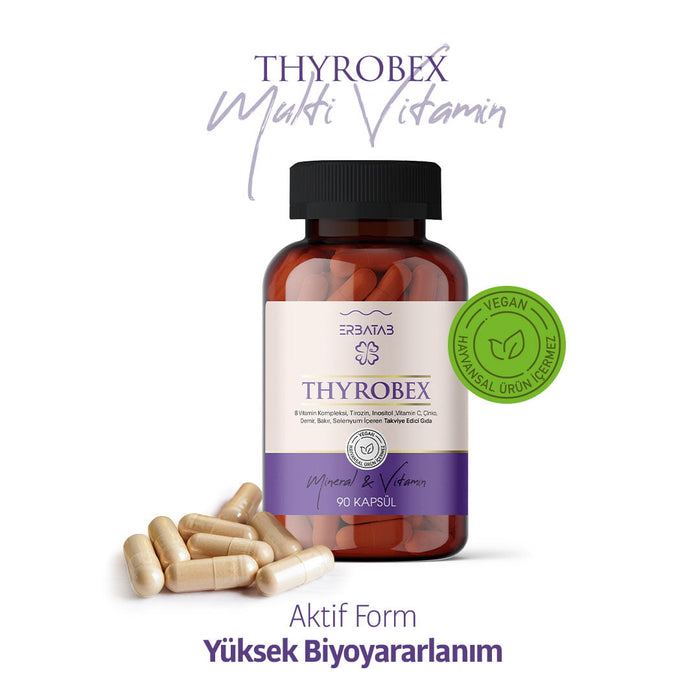 ERBATAB Thyrobex Multivitamin ve Mineral 90 Kapsül Multivitamin ve Mineral