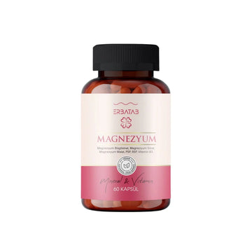 Erbatab Magnezyum 3’lü Form + B Vitaminleri 60 Kapsül