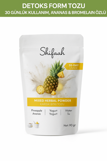 Bromelain ve Ananas Özlü Doğal Detoks Desteği