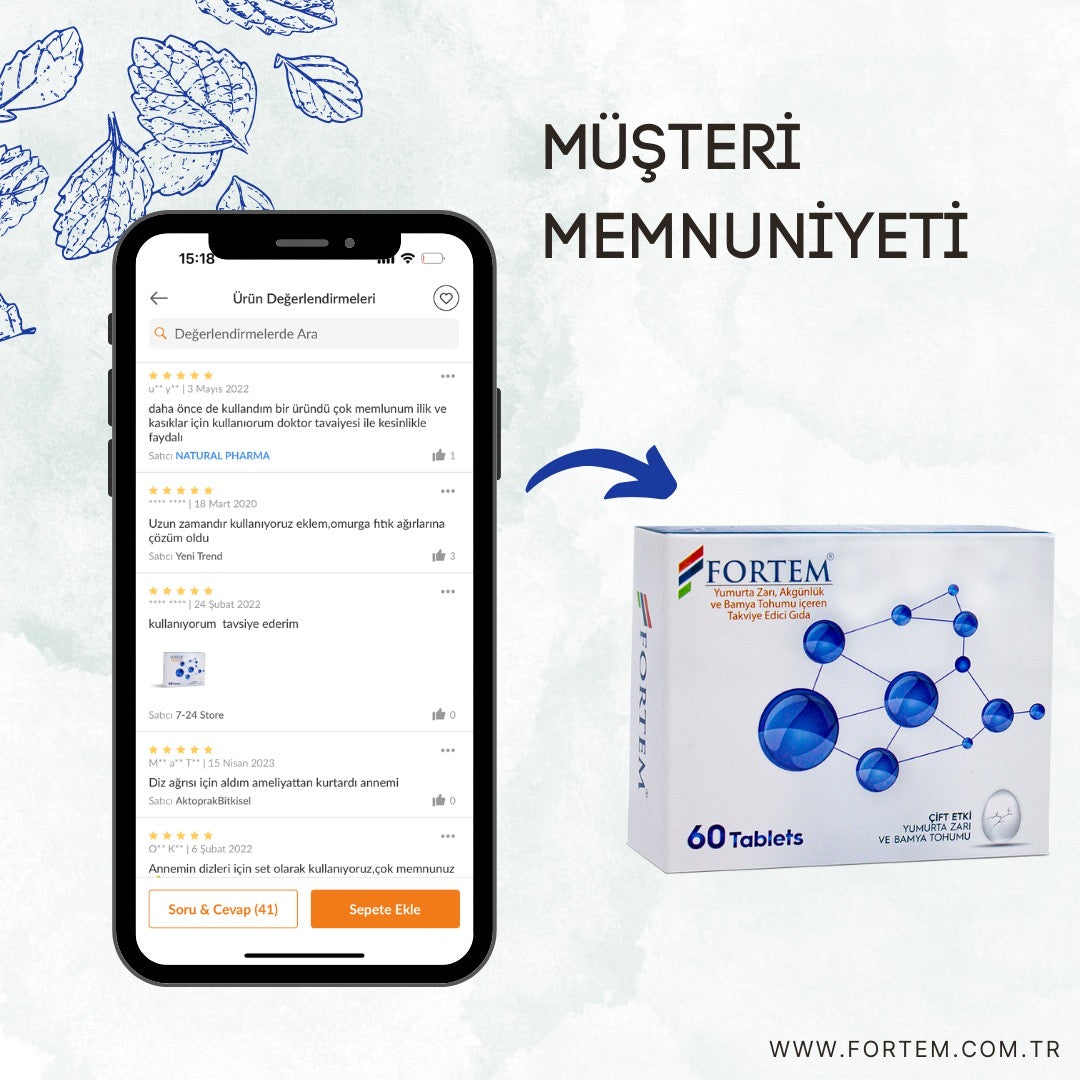 Kas ve Eklem Rahatlatıcı Paket
(Fortem + Shifaah Kuyruk Yağı Kremi)