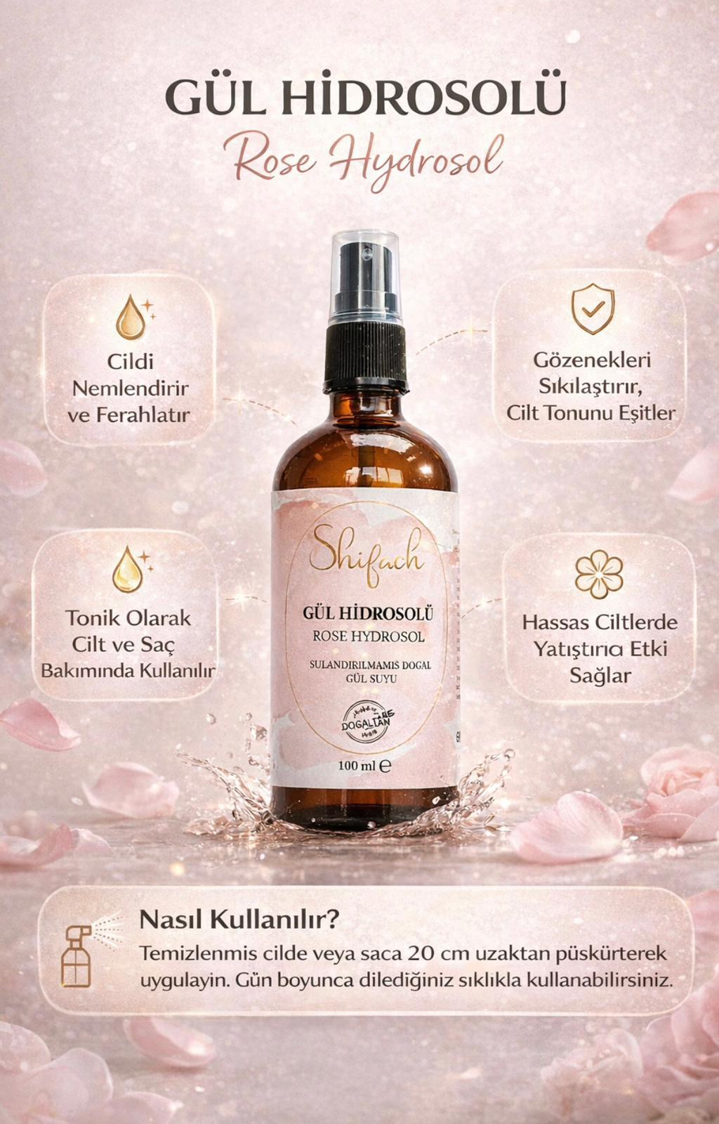 Rosenwasser - Rein 100 ml