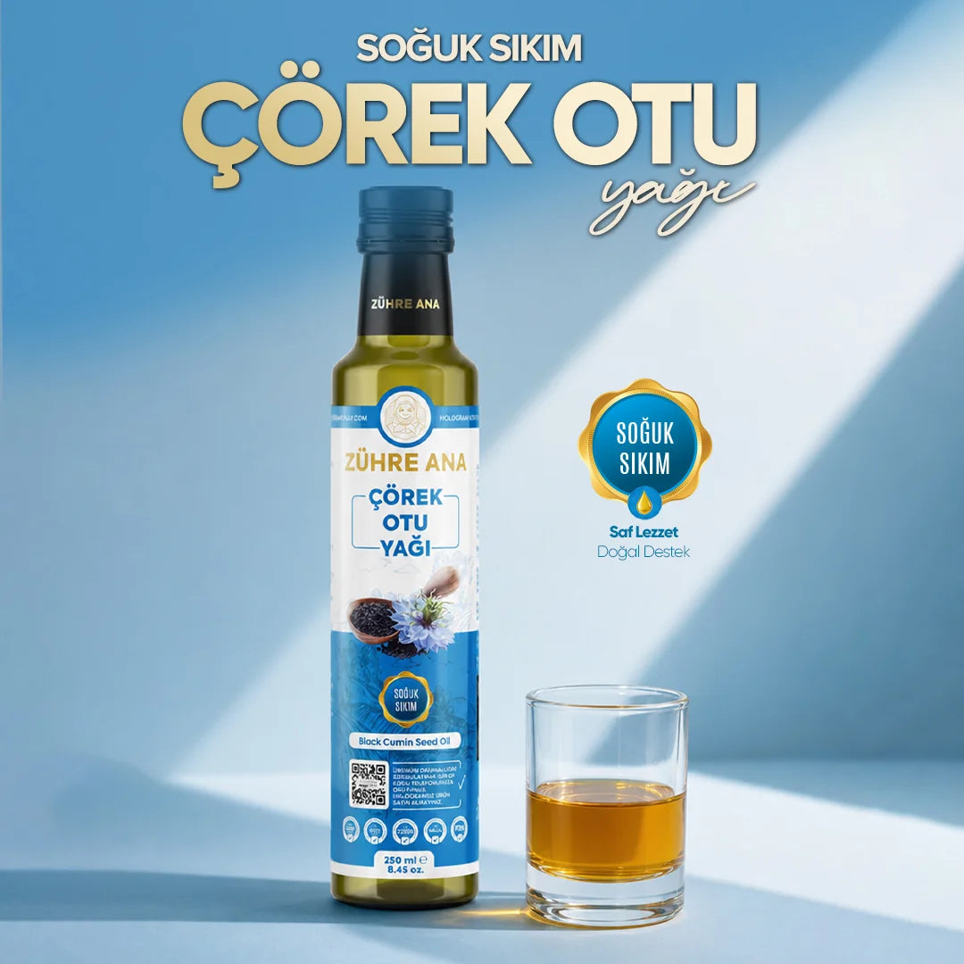 Zühre Ana Soğuk Sıkım Çörek Otu Yağı – 250 ml