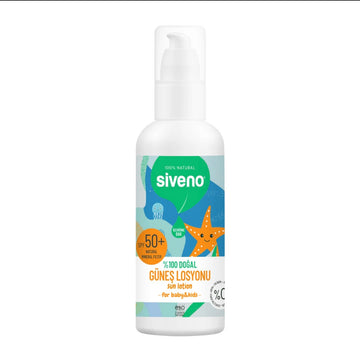 Natuurlijke anti-vlek zonnebrandcrème voor kinderen, 100 ml.