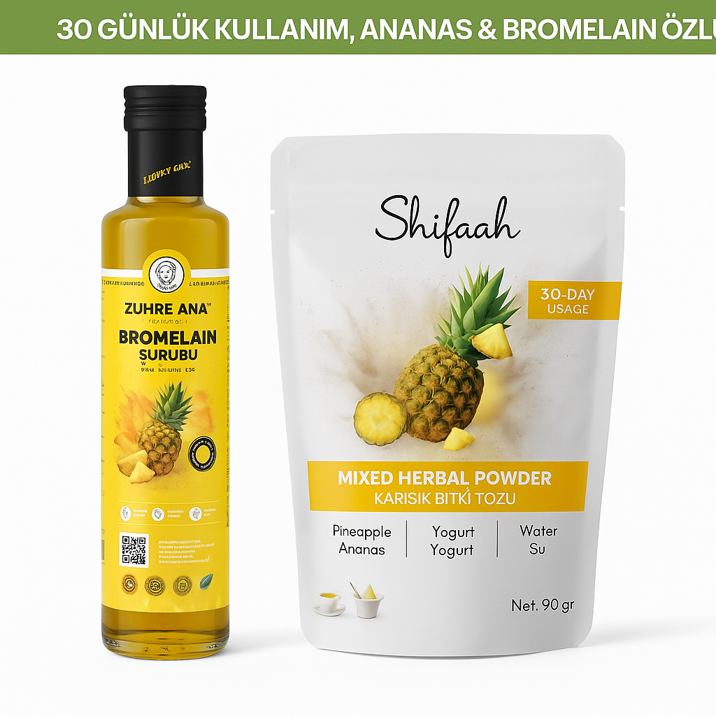 Bromelain ve Ananas Özlü Doğal Detoks Desteği