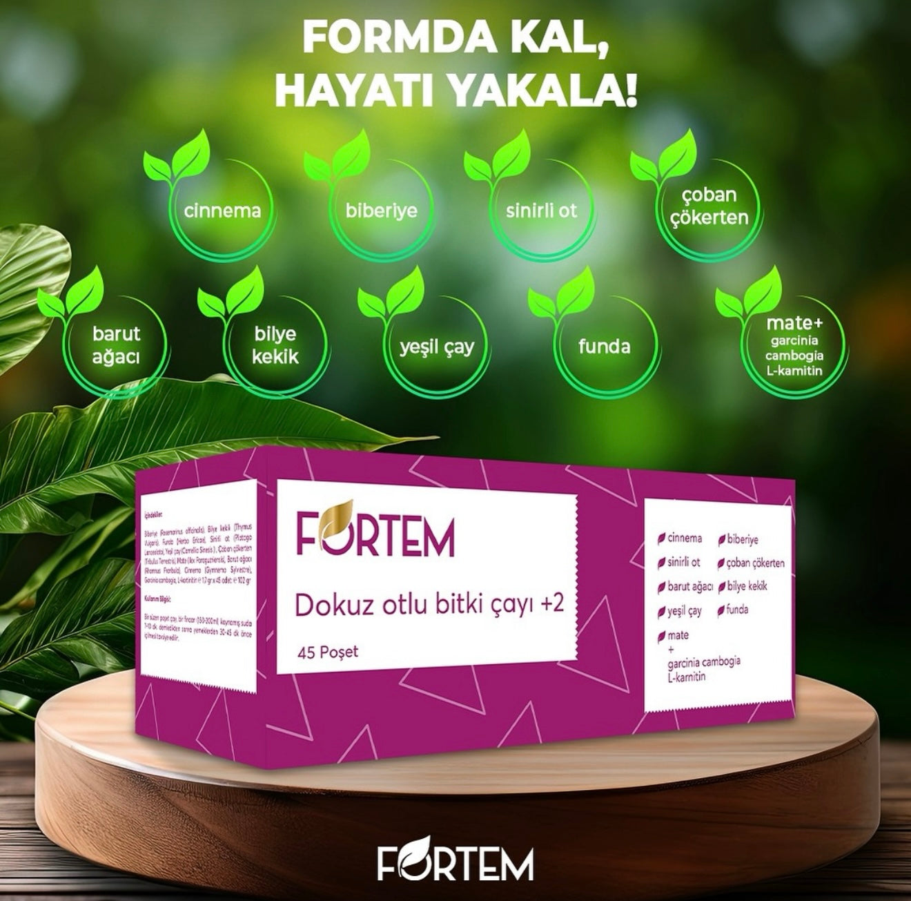 Dokuz otlu karışık bitki çayı