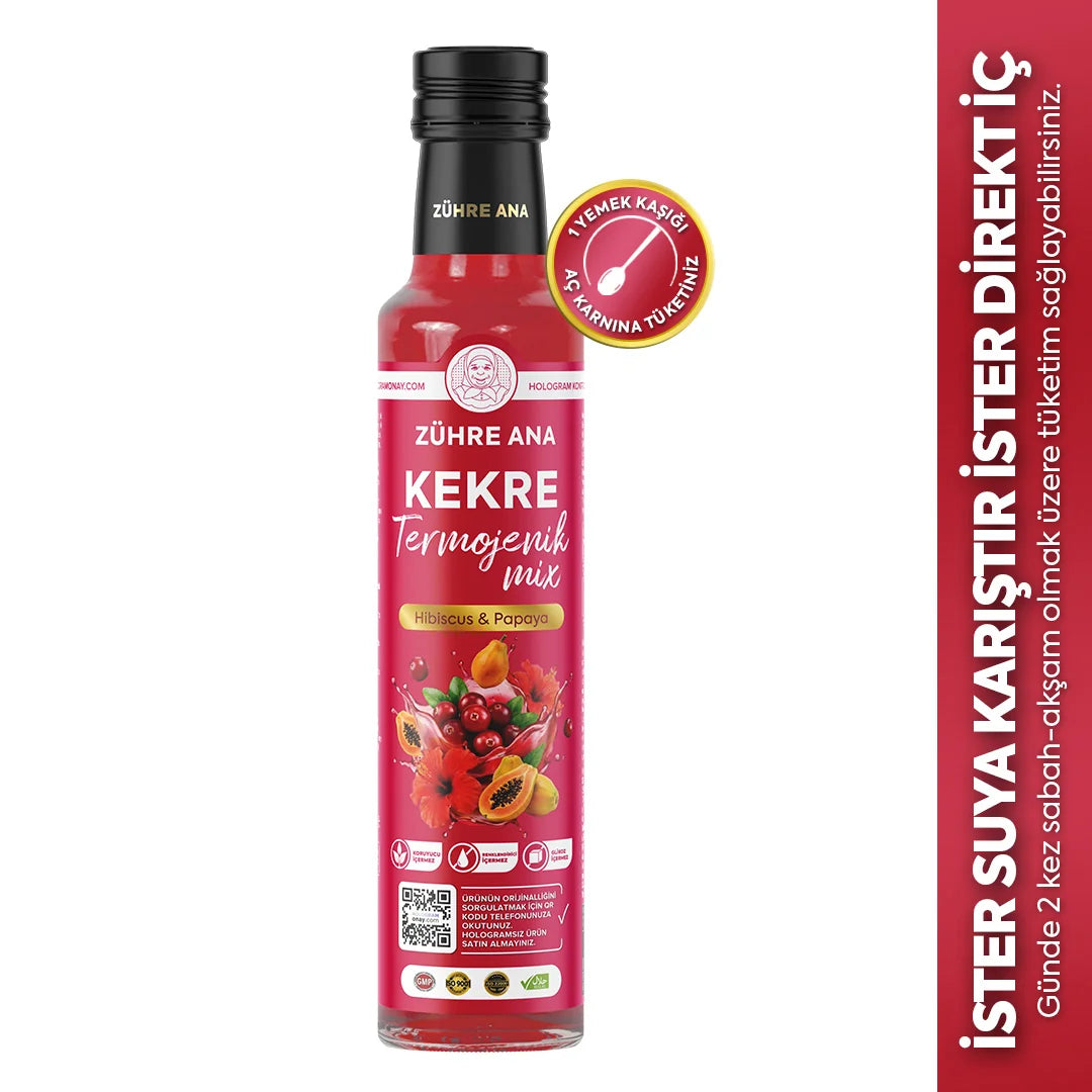 Kekre Termojenik Mix 250 ml – Bitkisel İçerikli Konsantre İçecek