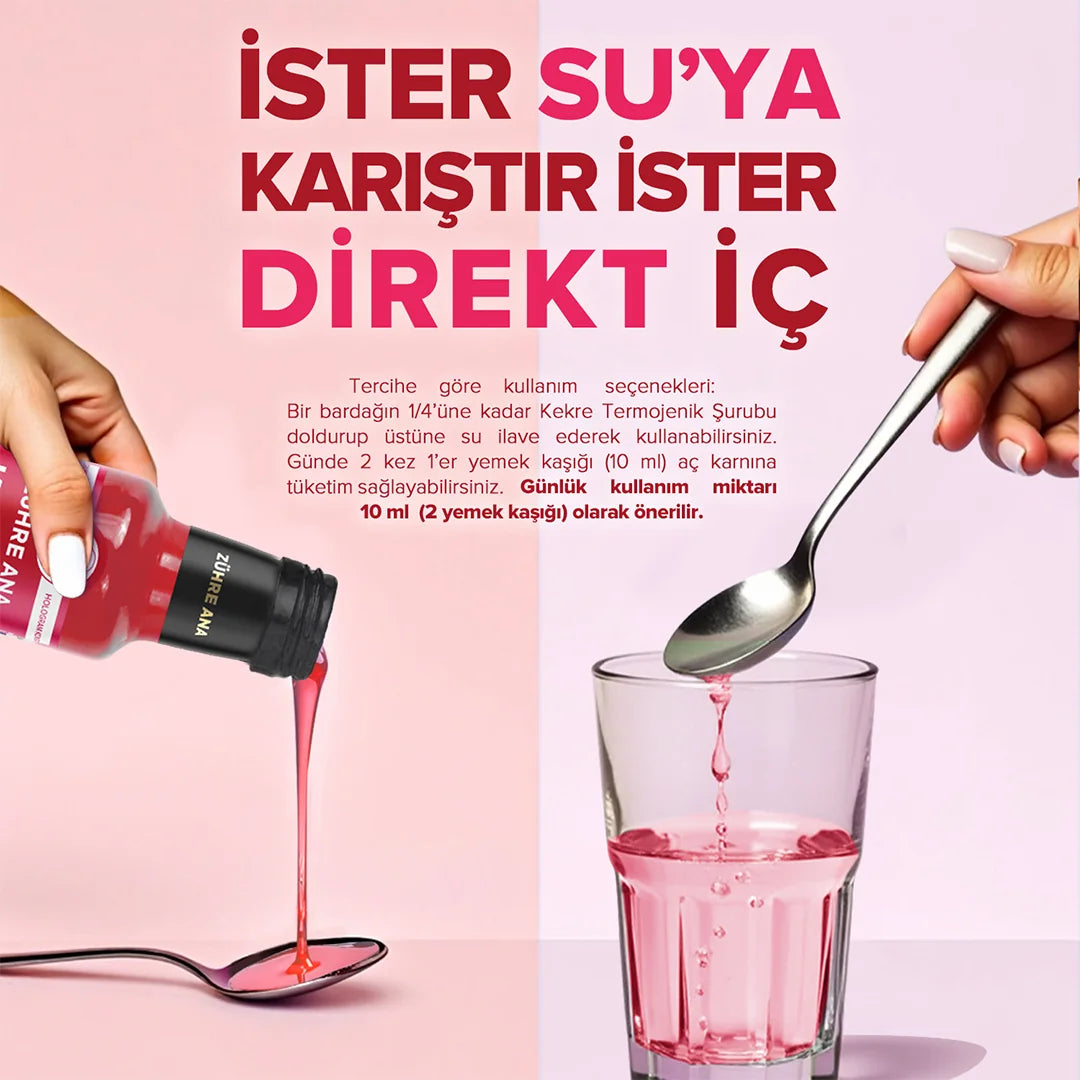 Kekre Termojenik Mix 250 ml – Bitkisel İçerikli Konsantre İçecek