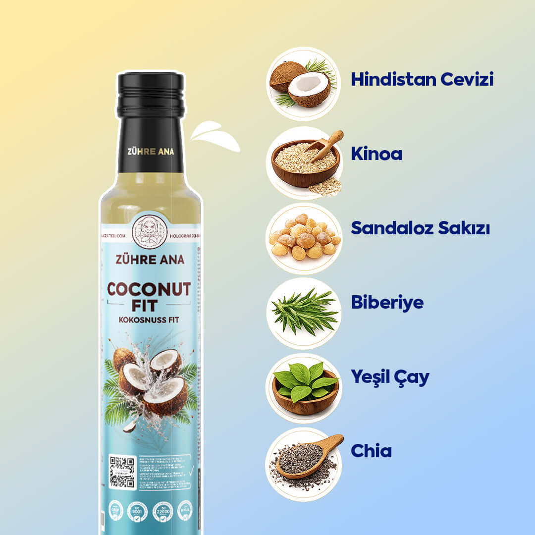 Zühre Ana Coconut Fit Fermente Hindistan Cevizli Bitkisel Karışım 250 ml