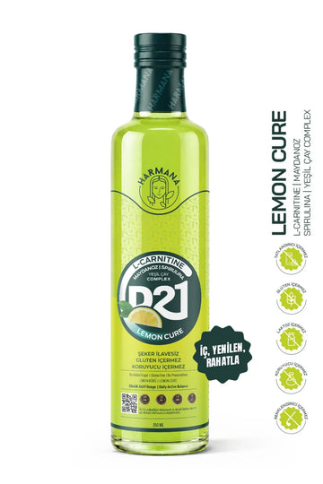 HARMANA D-21 Lemon Cure L-Carnitine İçeren Fonksiyonel İçecek 250 ml