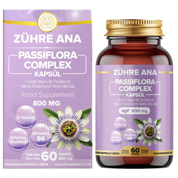 ZÜHRE ANA Passiflora Complex Kapsül 800 mg – 60 Kapsül