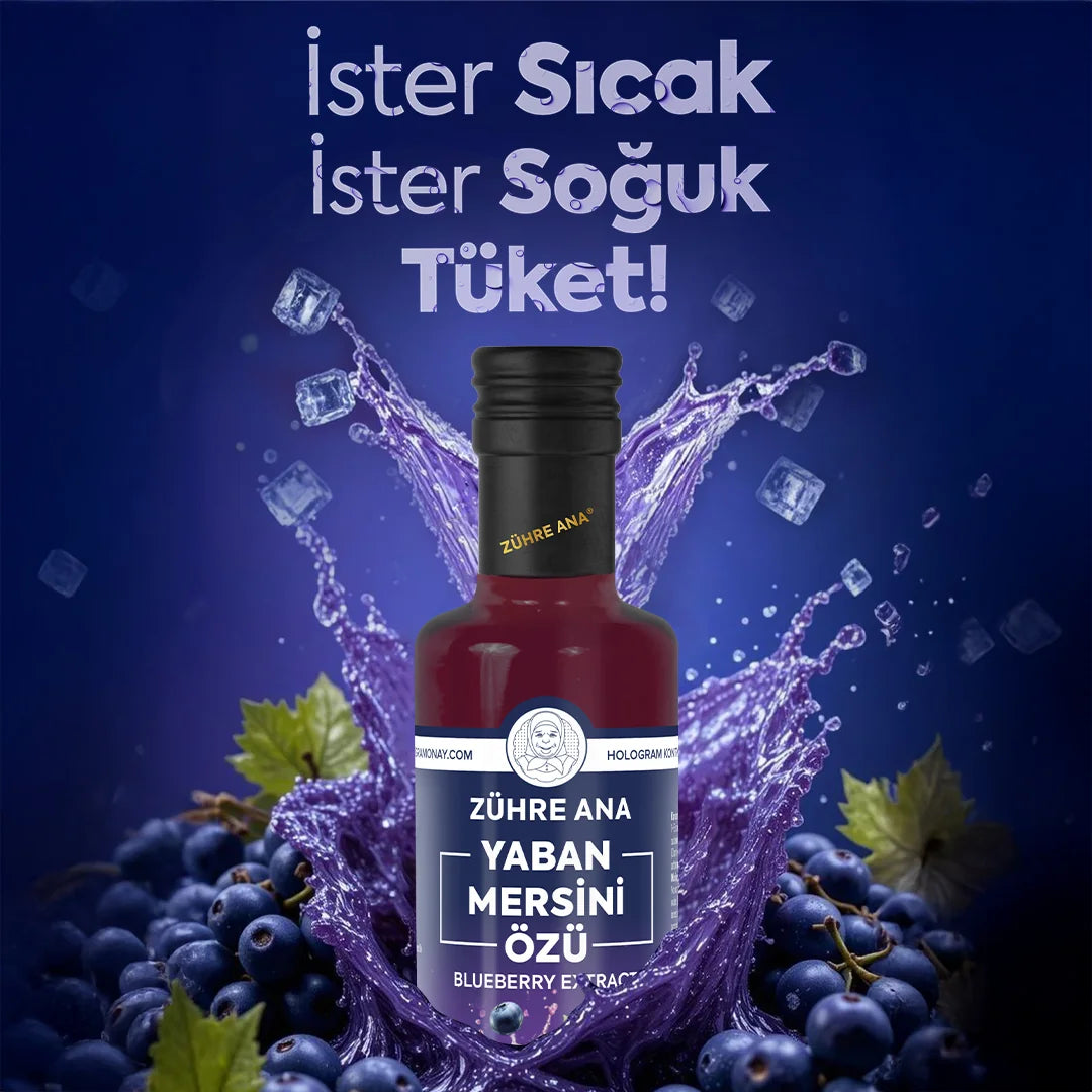 Yaban Mersini Özü – %100 Doğal ve Katkısız Meyve Konsantresi
