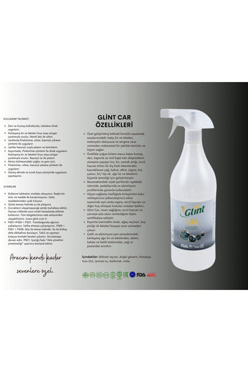 Bitkisel Çok Amaçlı Oto Temizleyici Araç Far Koltuk Paspas Temizleme Jant Parlatıcı