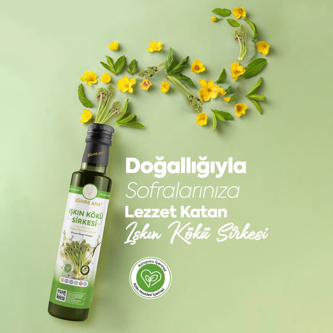 Zühre Ana Işkın Kökü Sirkesi Doğal Fermantasyon