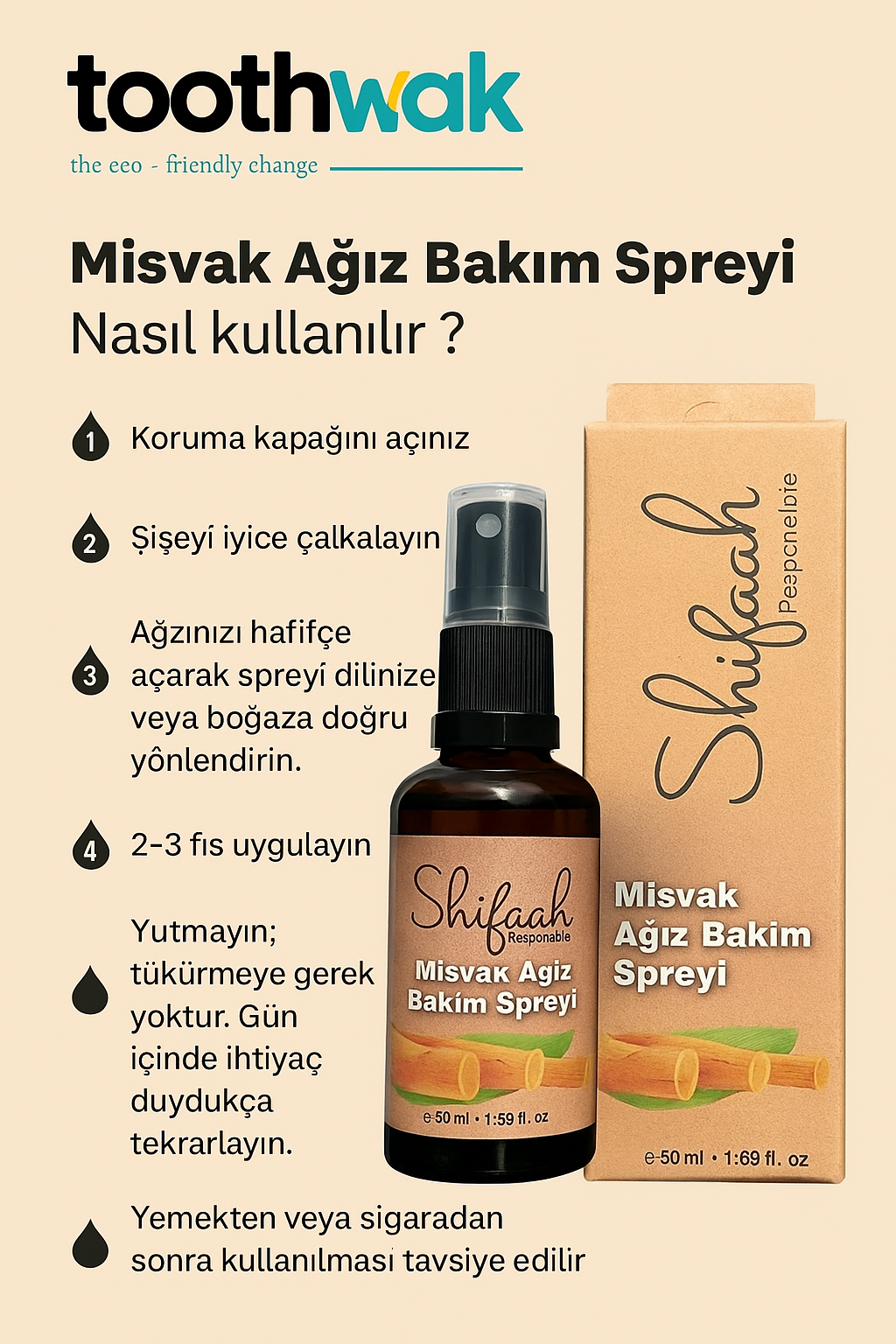 Misvak Ağız Spreyi
