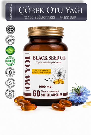 Now You Black Seed Oil Çörek Otu Yağı 60 Kapsül