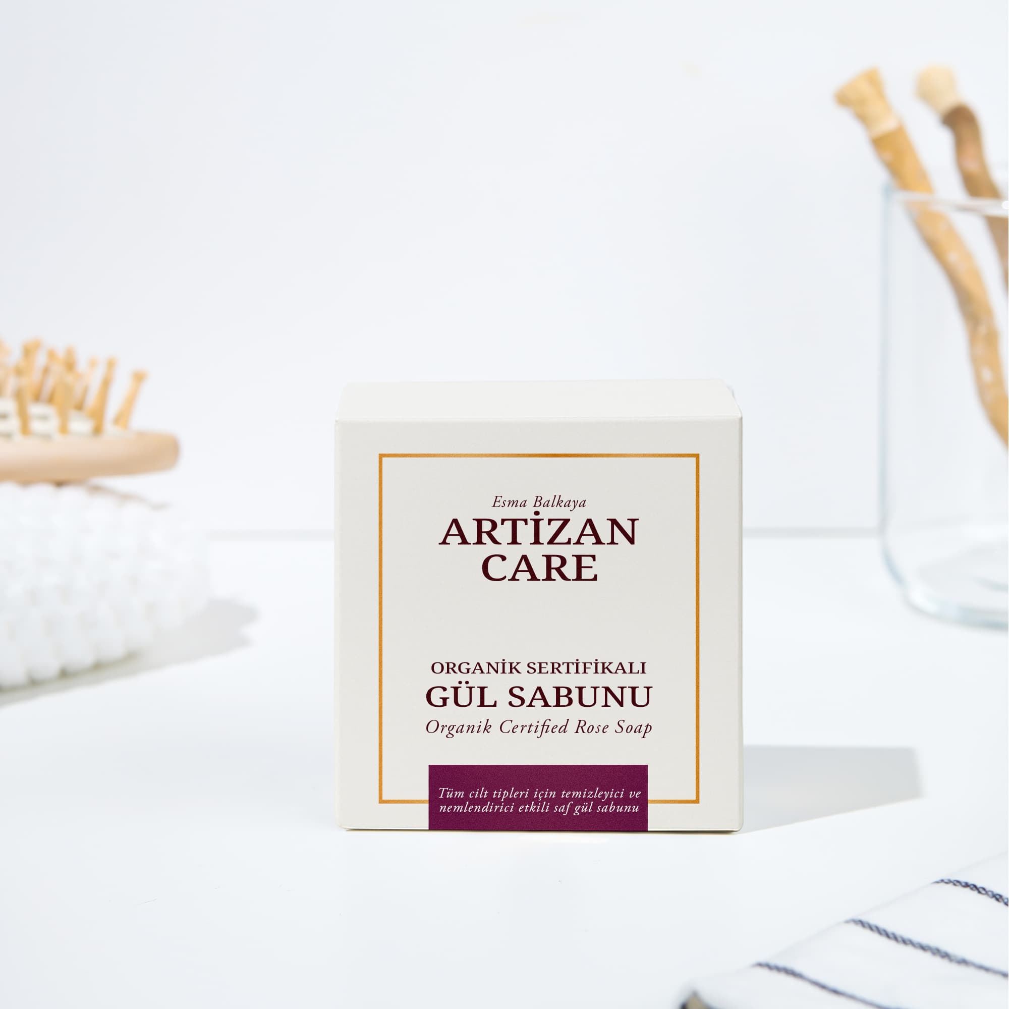 Organik Gül Sabunu
