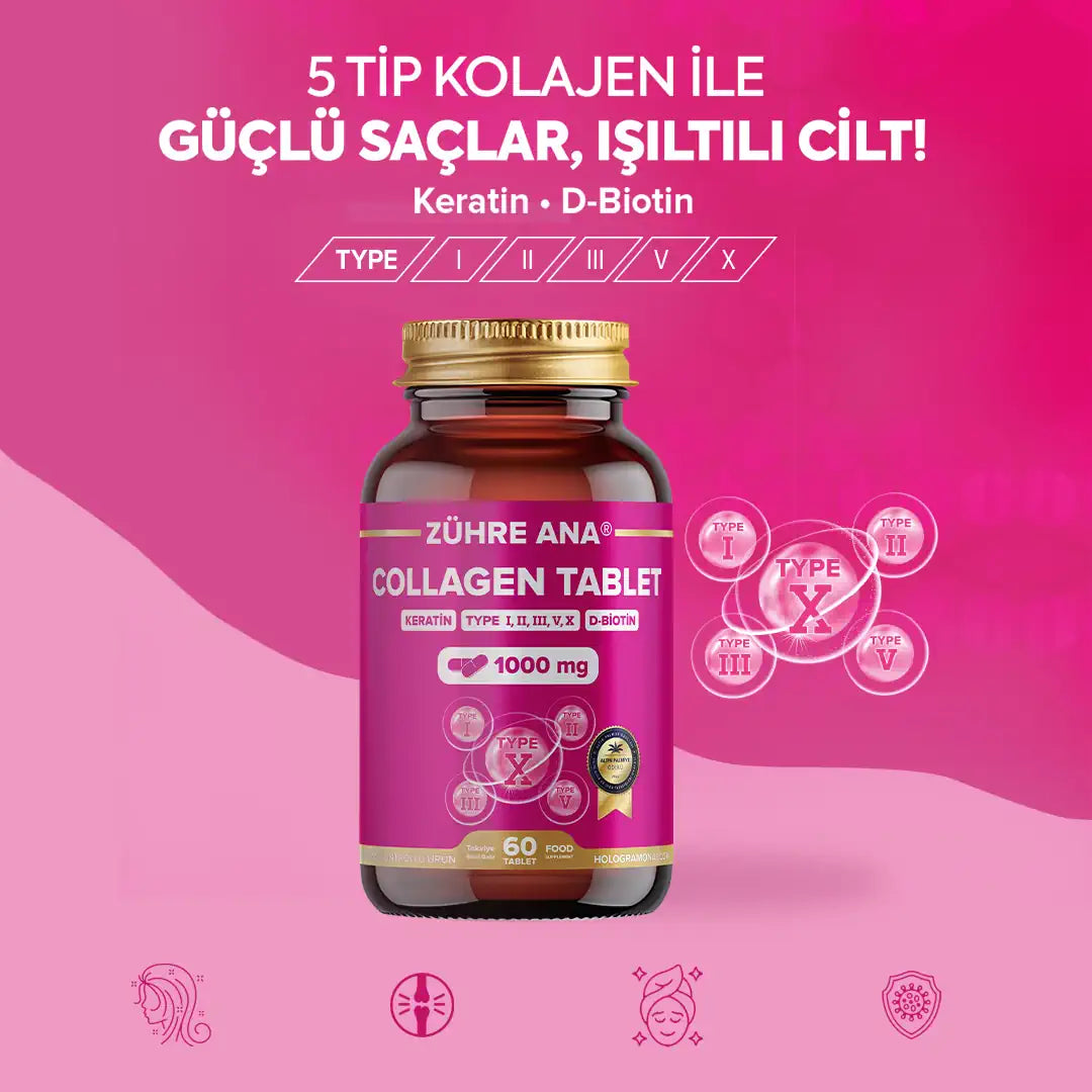 Zühre Ana Collagen Capsules – 60 Capsules 220g