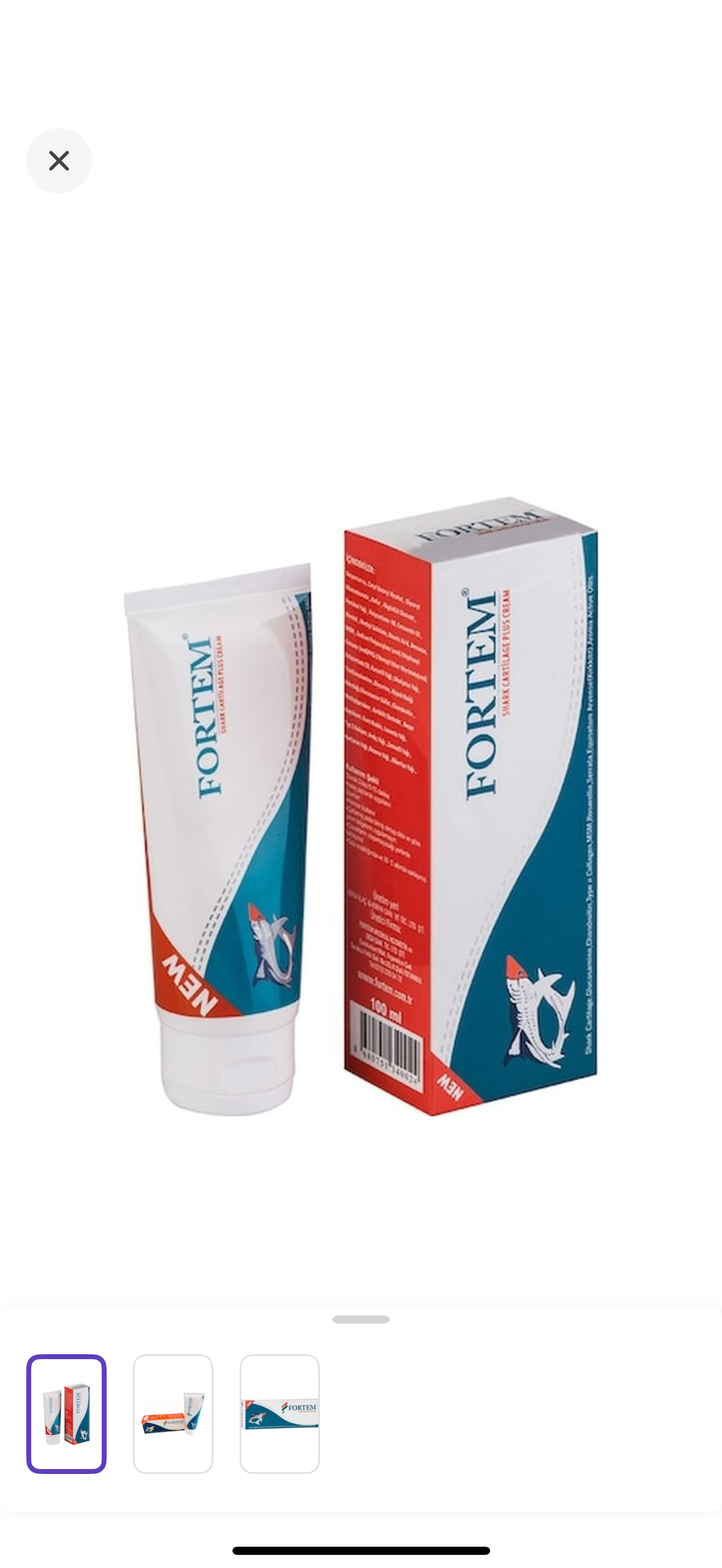 Köpek Balığı Kıkırdağı Masaj Kremi 100 ml