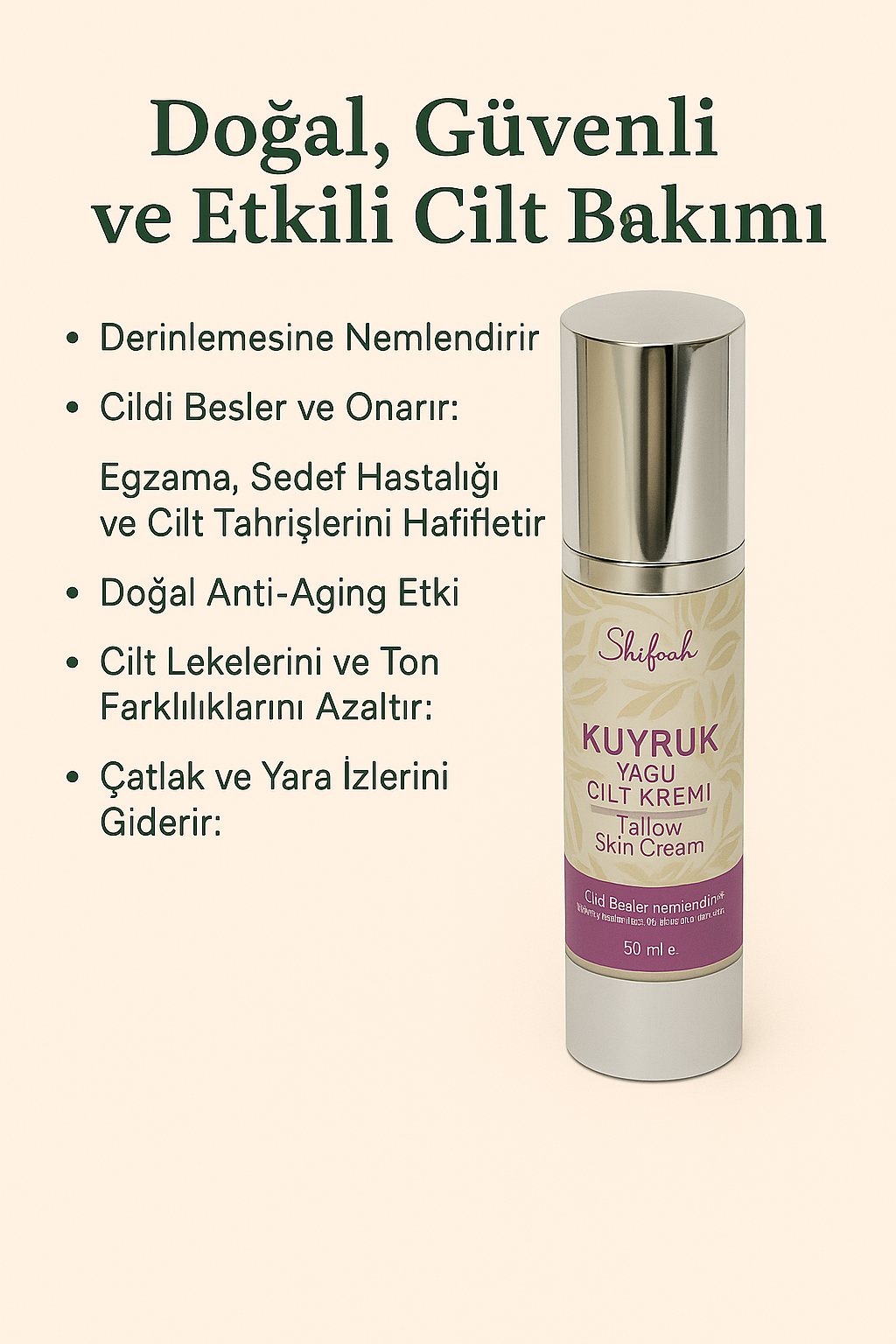 Kuyruk Yağlı Cilt Kremi