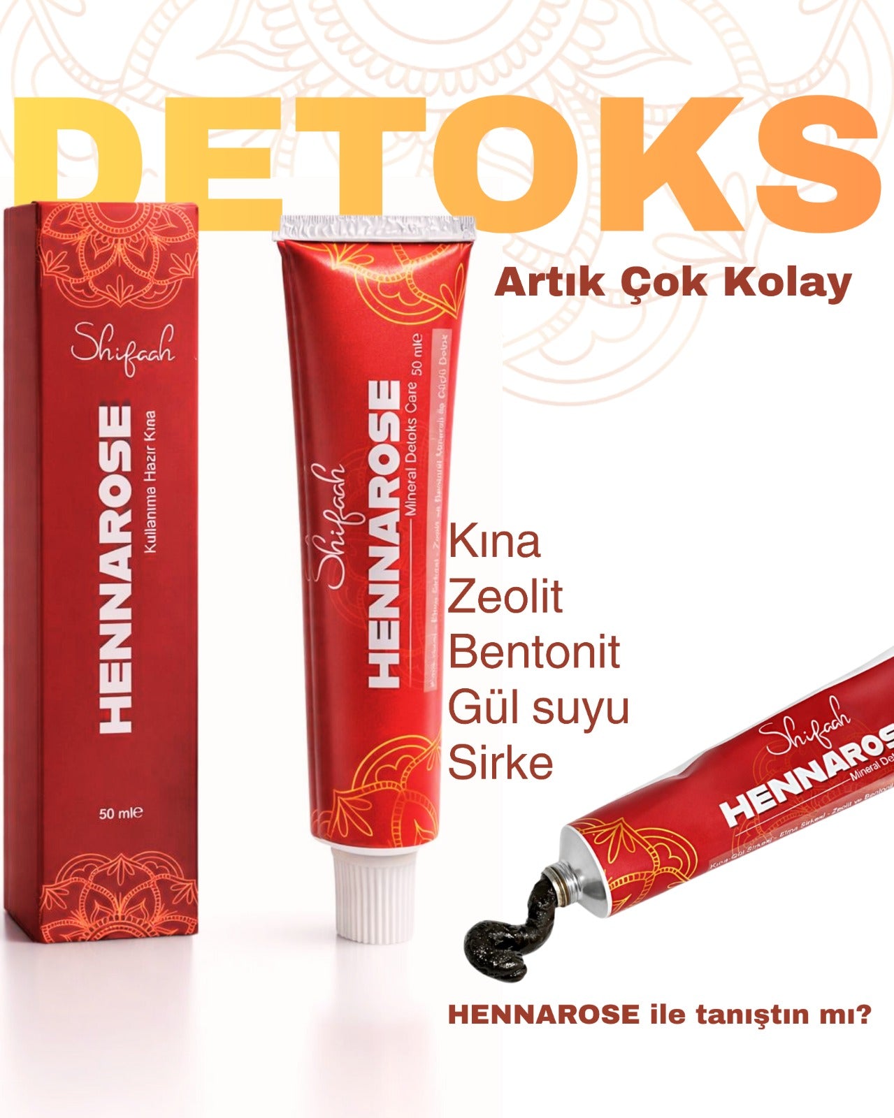 Hennarose Kına Mineral Detoks Care