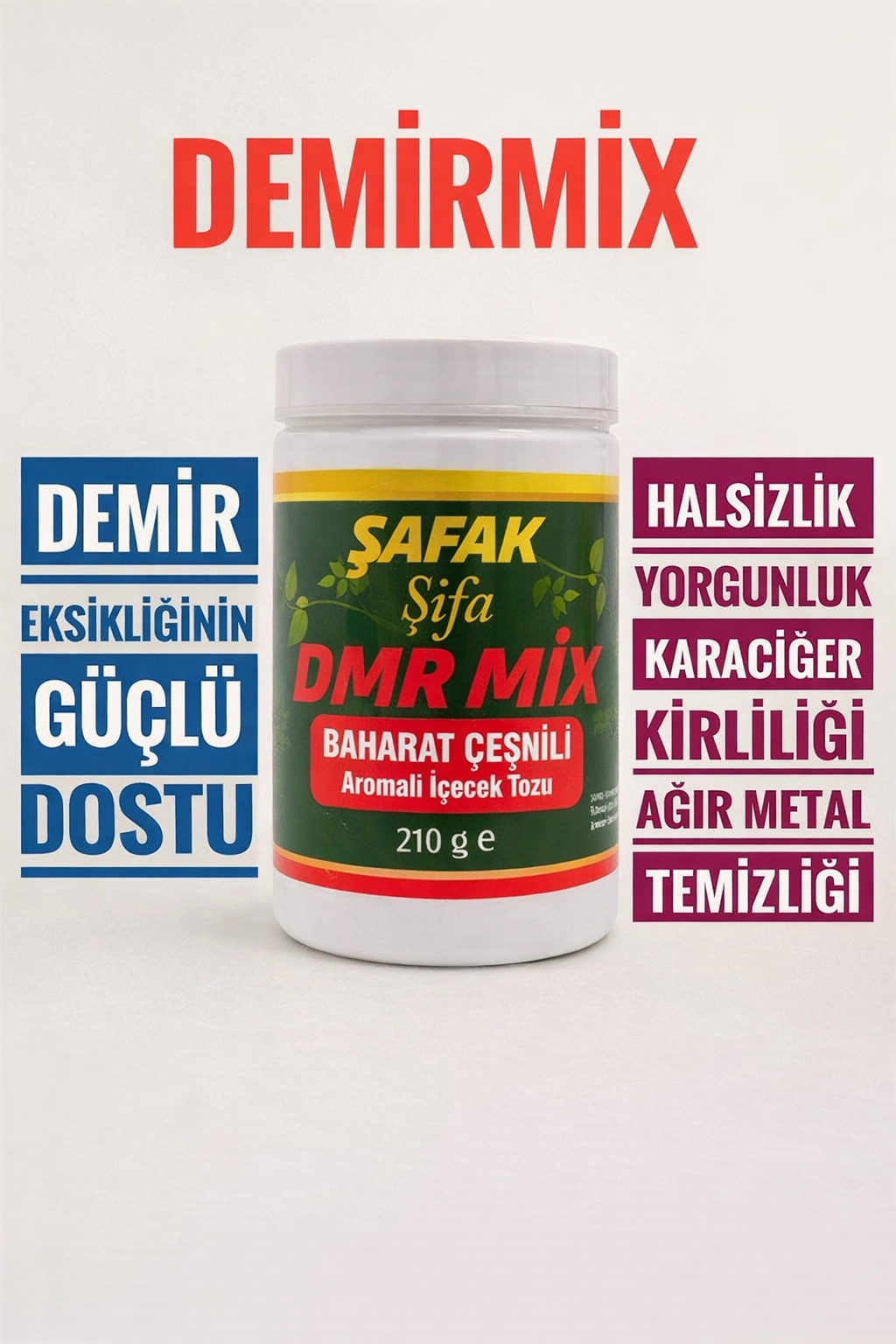 Demir Mix Bitkisel Karışım 100 g Doğal Demir Desteği