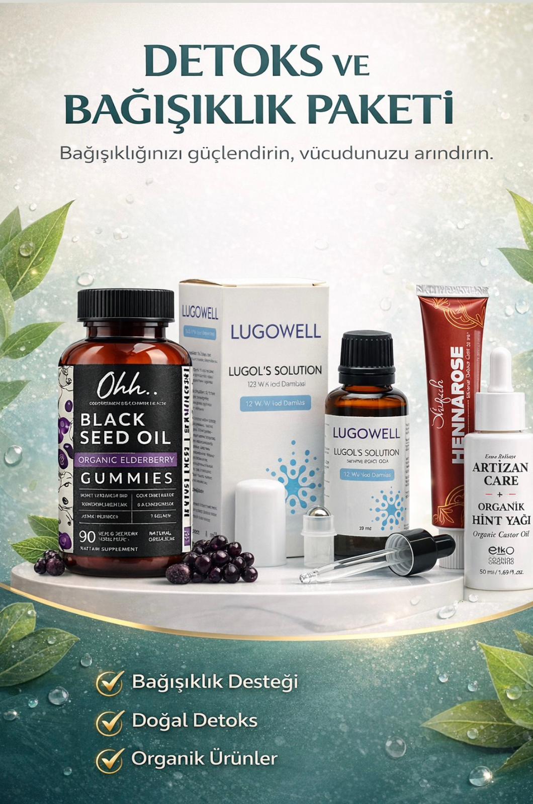 Detoks ve Bağışıklık Destek Seti