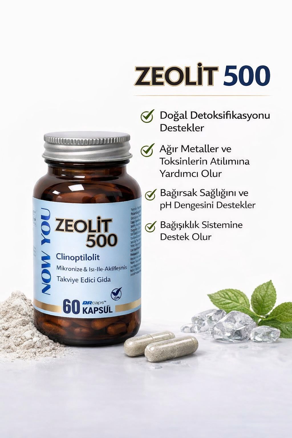 Zeolitten Daha Fazlası (60 capsul)