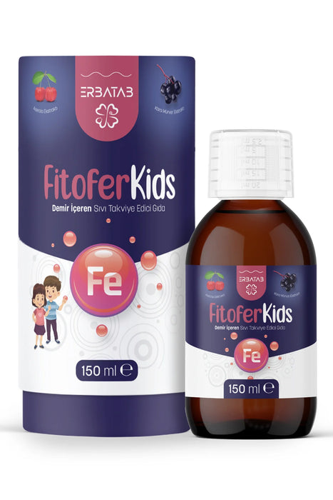 ERBATAB Fitofer Kids Çocuk Demir Takviyesi 150 ml