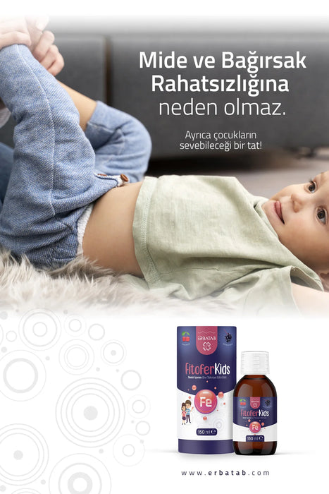 ERBATAB Fitofer Kids Çocuk Demir Takviyesi 150 ml