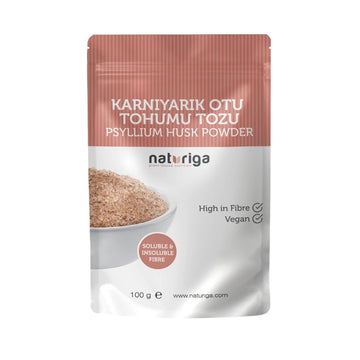 Naturiga Karnıyarık Otu Tohumu Tozu (Psyllium Husk) 100 gr